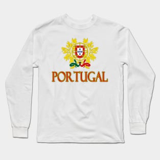 Portugal - Coat of Arms Design Long Sleeve T-Shirt